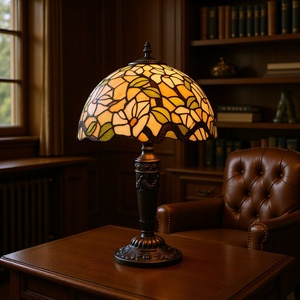 Lámparas de Mesa de Estilo Retro Europeo para Dormitorio, Suministro Directo de Fábrica, Diseño Creativo de Loto para Sala de Estar, Estudio, Barra de Bar - Product Image 4