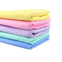 Serviette de lavage de voiture en cuir chamois véritable super absorbant magique personnalisée tissu shammy allemand PVA tissu shammy