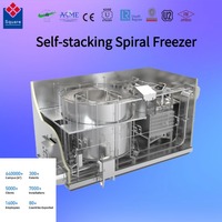 Congelador en Espiral Apilable, Tecnología de Congelación Rápida Personalizable, Alimentos Congelados de Conveniencia en Venta