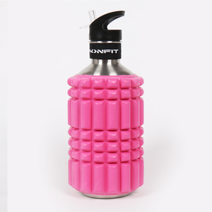 Eco-friendly single wall foam roller sport water bottle plastic water bottles