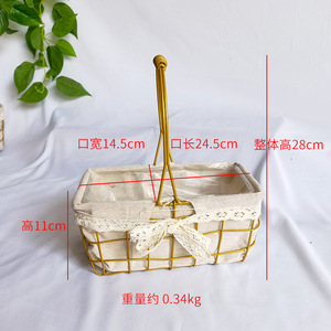 Portable Tassel Small Woven Rattan <b>Storage</b> <b>Baskets</b> Picnic Flower <b>Basket</b> - Product Image 5