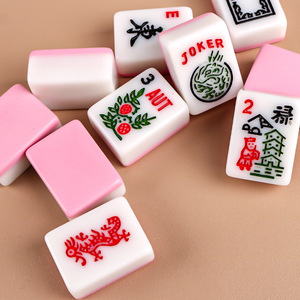 Jeu de Mahjong Américain de Style Occidental 30mm 166 Pièces – Coffret Cadeau - Product Image 6