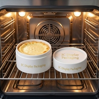 Boîte en carton ronde de qualité alimentaire, résistante au four, pour gâteaux, desserts, emballage en papier, boîte de luxe pour cheesecake