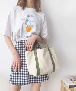 Hot Sell Custom Logo Shopping <b>Bag</b> Oversized Large Capacity Cotton <b>Canvas</b> <b>Tote</b> <b>Bag</b> - Product Image 4