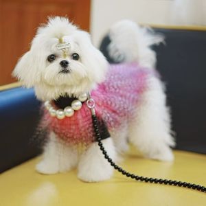 Ropa de invierno de lujo para mascotas, piel de pavo peluda de felpa, ropa de punto para perros de toro francés, abrigo esponjoso para perros pequeños y medianos - Product Image 1