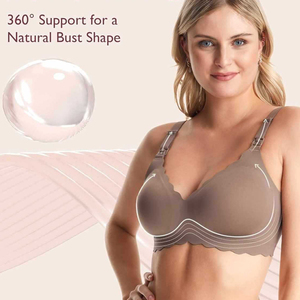 NZMAN - Soutiens-<span class=keywords><strong>gorge</strong></span> d'allaitement best-sellers, sans coutures, respirants, ultra confortables, pour la <span class=keywords><strong>grossesse</strong></span> et le sommeil, en nylon - Product Image 4