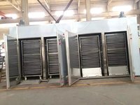 Boîte de séchage de déshydratation de viande de fruits et légumes de 48 plateaux Four industriel de circulation d'air chaud d'économie d'énergie en acier inoxydable