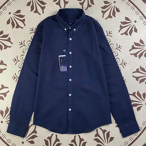 <span class=keywords><strong>Camicia</strong></span> Casual da <span class=keywords><strong>Uomo</strong></span> in <span class=keywords><strong>Lino</strong></span> Stile Britannico Slim Fit a Maniche Lunghe Tinta Unita o Floreale per Affari o Stagione Autunnale # RL-2222 - Product Image 6