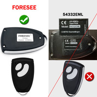 Ouvre-porte de Garage, télécommande pour FORESEE FR36A FR36 FR11 FR1 FR4 FR30 FR32 FR38 FR42 FR46 433MHz