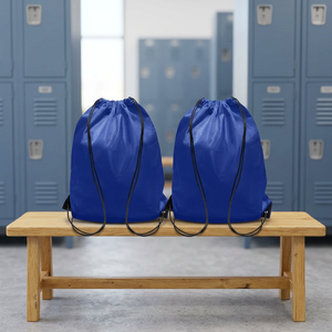 Sac à dos pliable avec cordon de serrage et logo personnalisé pour le rangement des chaussures, idéal pour l'école, le basketball, les sports, la gym, la remise en forme, les voyages en plein air - Product Image 2