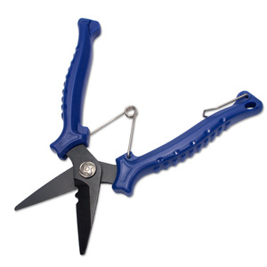 Lu Ban's Work Electrician Shears Stainless Steel Blue Multi Purpose Wire Cutters Industrial Grade - Product Image 1