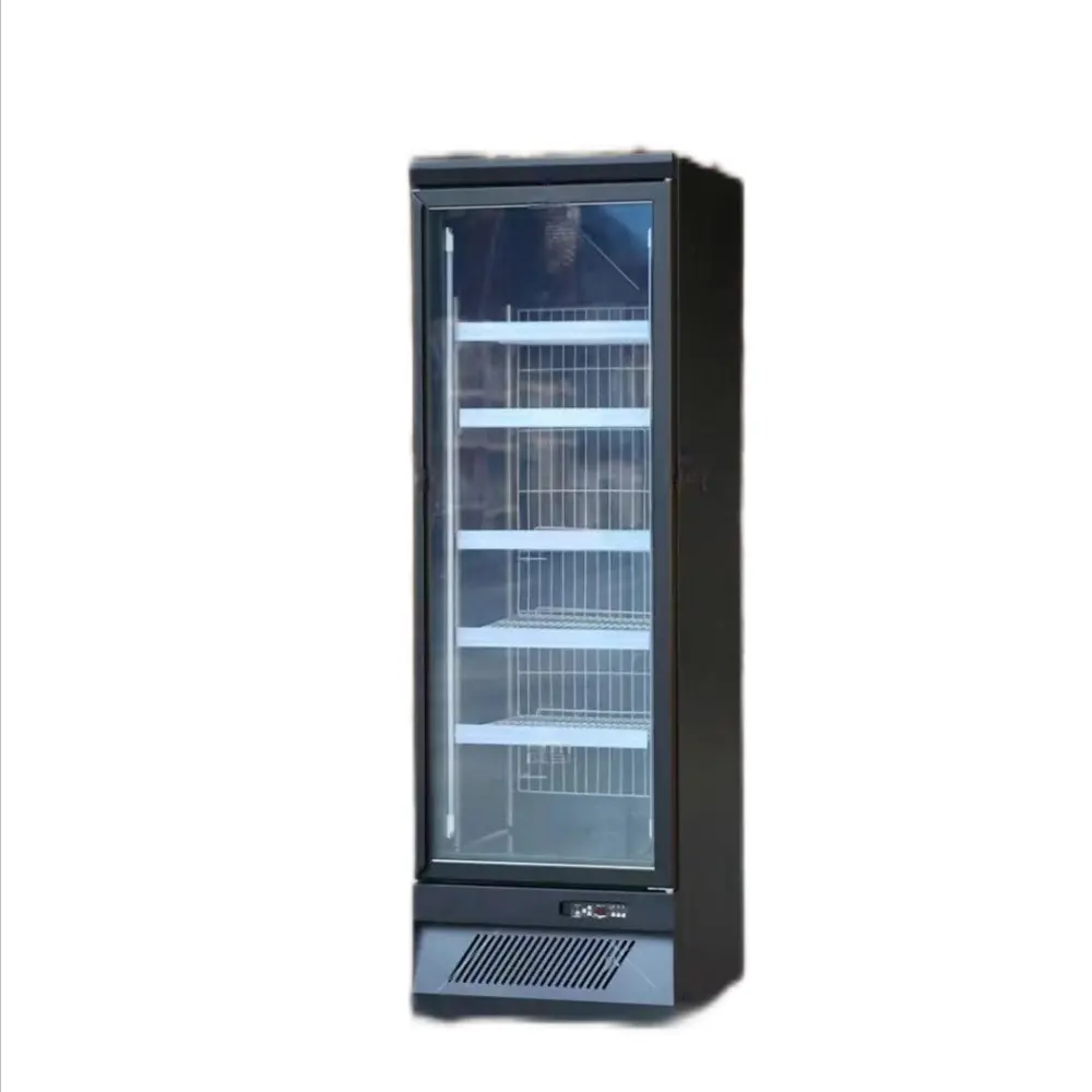 Refrigerador de puerta única más vendido con refrigeración por aire almacenamiento congelado de alta calidad y buen precio para restaurante supermercado