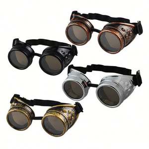 Lunettes de soleil Steampunk unisexe personnalisées avec logo, vente en gros, tendance, pour cosplay, soudure, punk, fête - Product Image 1