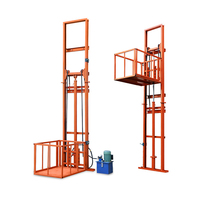 YUNXUAN 2-15m Maßgefertigter Hydraulikzylinder-Antrieb Elektrischer Fracht-Aufzug Außen-Vertikalplattform-Lift