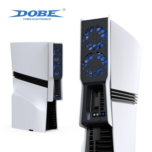 Ventilateur de refroidissement DOBE PS5 pour <span class=keywords><strong>Playstation</strong></span> 5 Slim/Pro, ventilateur de refroidissement pour jeux avec LED et vitesse réglable - Product Image 4