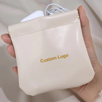 Dompet Makeup PU Multi Warna mewah Logo kustom dompet saku kabel Data telepon kantong rias tas kosmetik