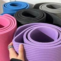 Tapete de Yoga Antideslizante para Entrenamiento Físico, Tapete para Ejercicios en Casa, Evita el Dolor de Rodillas, Ejercicios en el Suelo
