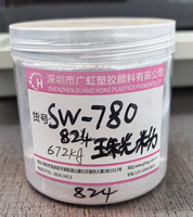 Poudre de perle blanche pure non toxique de qualité professionnelle pour maquillage des yeux et poudre illuminatrice pour le visage