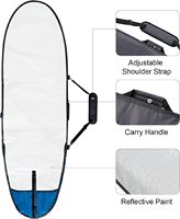 2024 haute qualité conception personnalisée Polyester planche de surf sac de voyage Bord de mer Style Longboard sac de rangement