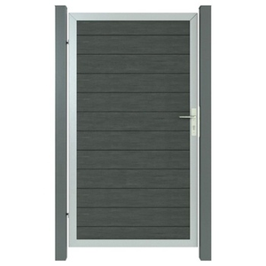 USA Stylish Garden Trellis <strong>Gate</strong> Plastic Composite Wood Grain Embossed <strong>Wooden</strong> Panel Yard Fence <strong>Gate</strong> - Product Image 4