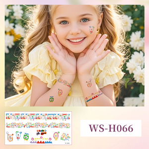 Nouveaux autocollants de tatouage temporaire imperméables pour le visage et les mains, design adorable et miniature - Product Image 3