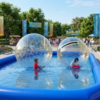 Ballons gonflables aquatiques pour jeux de plage personnalisés, balles de piscine gonflables pour adultes, ballons humains gonflables pour zorbing aquatique