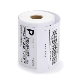 Trắng Trắng 4X6 Inch Nhiệt Trực Tiếp Trống Vận Chuyển Nhãn Giấy Cuộn Mã Vạch Sticker 100X150 Nhãn Nhiệt Cho <span class=keywords><strong>Zebra</strong></span> Máy In - Product Image 5