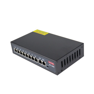 ลิงชิ สวิตช์ PoE 10 พอร์ต 8+2 พอร์ต 24V พลังงานสูง สำหรับการเฝ้าระวังและอุปกรณ์เสริม - Product Image 3
