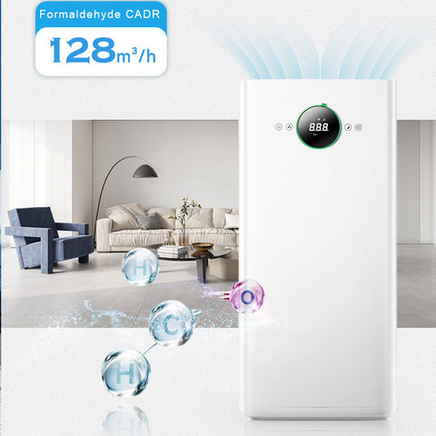 Household 4 Stage Hepa13 Hepa 11 Activated Carbon Filter DP Technology Filter Bacteria Removal Humidifier air Purifier