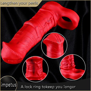 God of War Horse Dick Sex Toy, Gaine pénienne réaliste, Design dents de loup, Longue durée, Épaissi, Agrandi, Pour usage adulte - Product Image 3