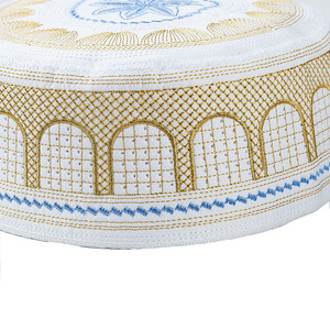 CCY Vente en gros Bonnet de prière musulman pour hommes, turban ethnique islamique, couvre-chef arabe du Moyen-Orient - Product Image 6