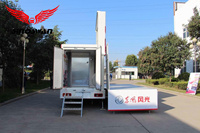 Nouveau camion-scène mobile hydraulique avec écran LED pour les expositions en plein air, les événements publicitaires, les centres commerciaux et les magasins de détail
