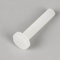 Vis à tête fraisée en PVDF, vis à tête ronde en plastique
