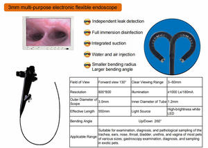 Endoscopio Digital de Alta Resolución para Hospitales, Gastroscopia Electrónica y <span class=keywords><strong>Enteroscopia</strong></span> Electrónica para el Tracto Digestivo Superior - Product Image 3