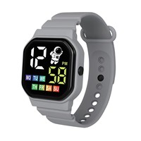 Montre connectée numérique LED carrée étanche et tendance pour enfants, idéale pour les sorties - Collection 2026 (Dropshipping)