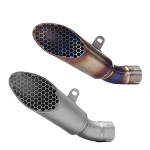 Nouveau silencieux en alliage de titane en nid d'abeille Aprilia RSV4 RS V4 2015-2024, échappement de <span class=keywords><strong>moto</strong></span> entièrement en <span class=keywords><strong>carbone</strong></span> modifié d'origine - Product Image 1