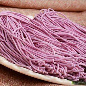 Nouilles de patate douce violettes riches en protéines et faibles en matières grasses, régime alimentaire sain, ramen instantané riche en protéines, 300g, vente directe d'usine - Product Image 3