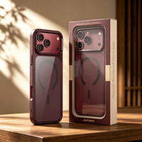 Coque de protection magnétique sans fil intégrée avec bouton intégré, antichoc et anti-taches pour iPhone 18 17 16 ProMax