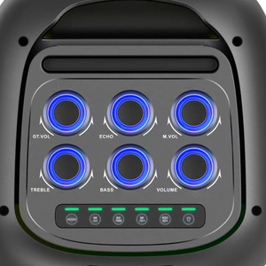 Altavoz Inalámbrico WGY-8883 de 4*8 Pulgadas, Subwoofer <span class=keywords><strong>Estéreo</strong></span> para Fiestas, Luces RGB de Colores, Ideal para Eventos, DJ, HIFI, Karaoke, Altavoces BT - Product Image 5