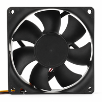 Ventilateur de refroidissement d'échappement électrique à inverter DWPH DC 12V 0.40A EC 80X80X25mm sans balais à double roulement à billes ODM EFC-08E12D-EF05