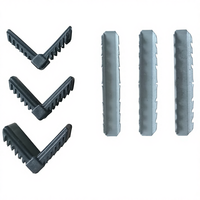 Conectores Rectos de Aluminio Modernos para Ventanas de Vidrio Aislante y Accesorios para Puertas de Vidrio Hueco