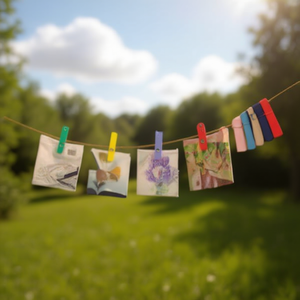 Ilan Mollette in Legno 3.0 Cm 20 Pezzi Clip per Indumenti in Legno Naturale - Product Image 3