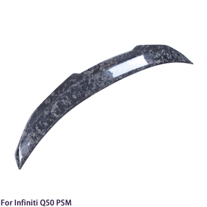 Aileron arrière en fibre de carbone forgée style PSM pour Q50 Q50S Q50L 2013-2023 - Product Image 5