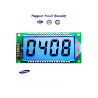 Affichage de segment monochrome de module LCD compatible HT1621 personnalisé en usine pour appareils avec PCBA