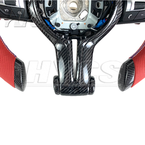 Volante de Fibra de Carbono Personalizado para Interiores de Automóviles F1 para <span class=keywords><strong>BMW</strong></span> <span class=keywords><strong>F10</strong></span> F30 E90 E92 F11 F80 F82 F83 F85 F86 F87 X3 X4 X5 - Product Image 4