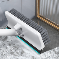 Brosse à nettoyer les carreaux de sol à long manche 2 en 1