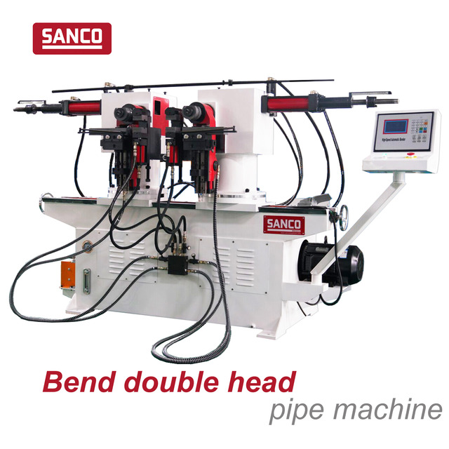 Double Head Hydraulic Steel Metal square Tube Pipe Bending Machine for Copper Ss Stainless Steel Chair Auto