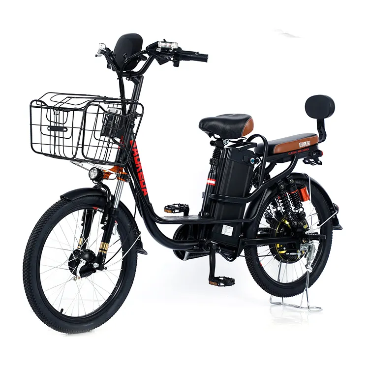 Sepeda listrik Roda 24 inci, sepeda listrik kota 10AH/20AH 48v baterai Lithium 350w/48v