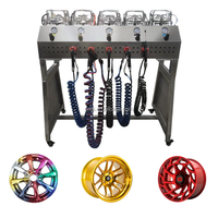 Système de peinture au chrome par pulvérisation sans pollution, machine de placage au chrome pulvérisable pour pièces métalliques