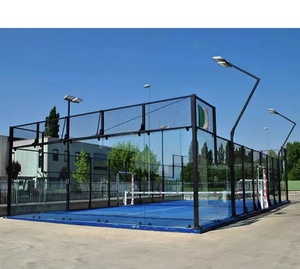 Selling Outdoor <strong>Padel</strong> Single <strong>Court</strong> Tent Roof Ground Panoramic Paddle Tennis <strong>Court</strong> Supplier - Product Image 2